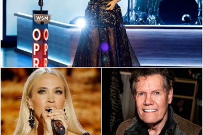🎶 CARRIE UNDERWOOD’S HEARTFELT OPRY 100 TRIBUTE TO RANDY TRAVIS LEAVES AUDIENCE IN TEARS—AN EMOTIONAL PERFORMANCE SO POWERFUL, EVEN THE LEGEND HIMSELF WAS MOVED! 🎶